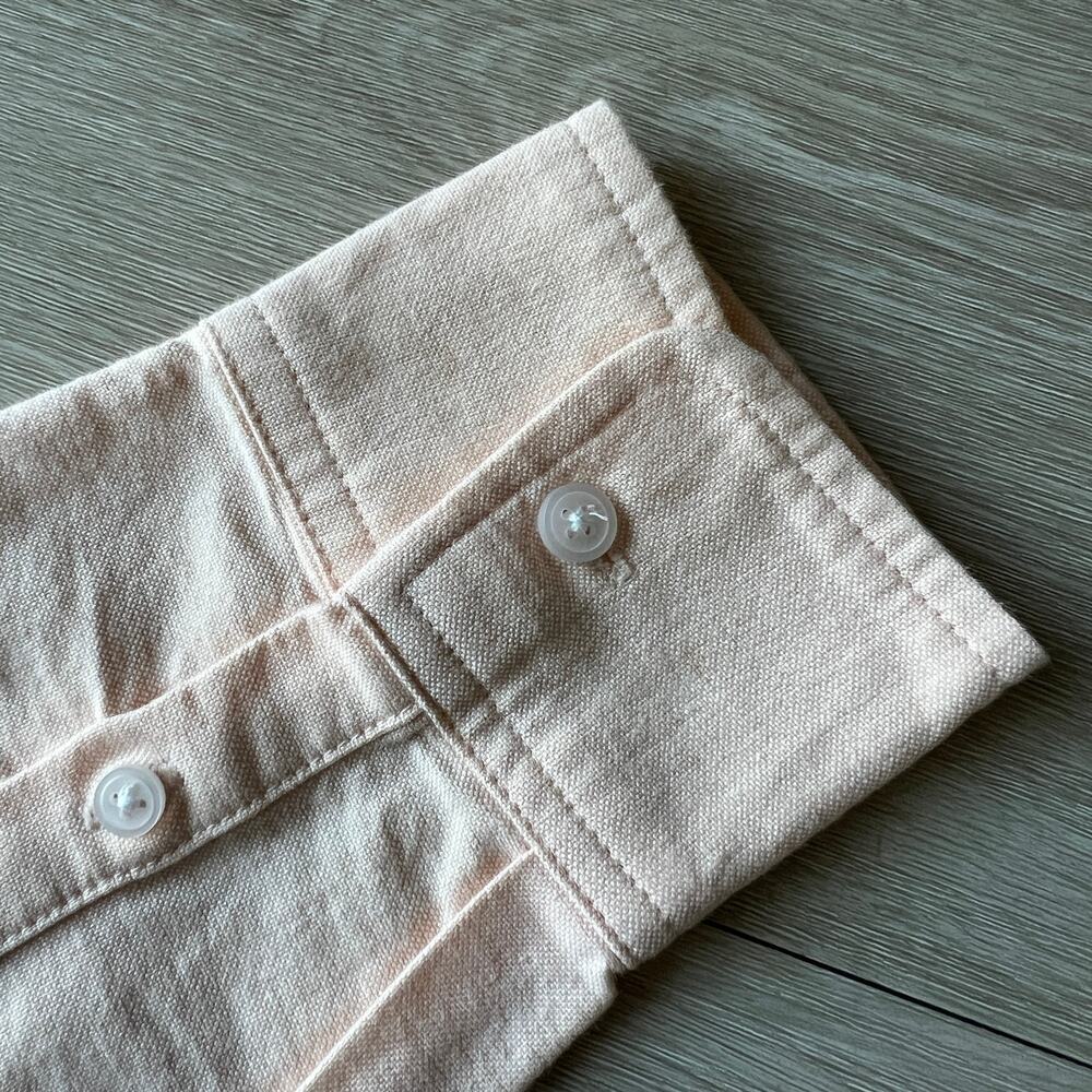 Everlane Organic Cotton Oxford Shirt Womens Size 2 Apricot - Picture 11 of 15